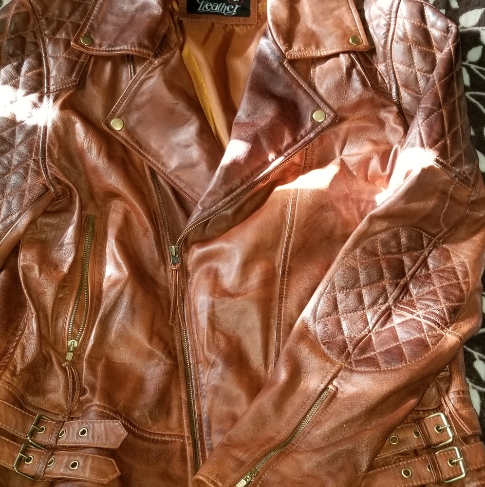 Leather jacket